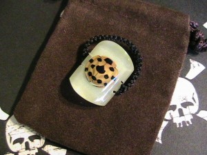 Small- GLOW IN THE DARK -Golden Ladybug Ring- Perfect for the Uncommon Lady - ReAL iNsEctS -